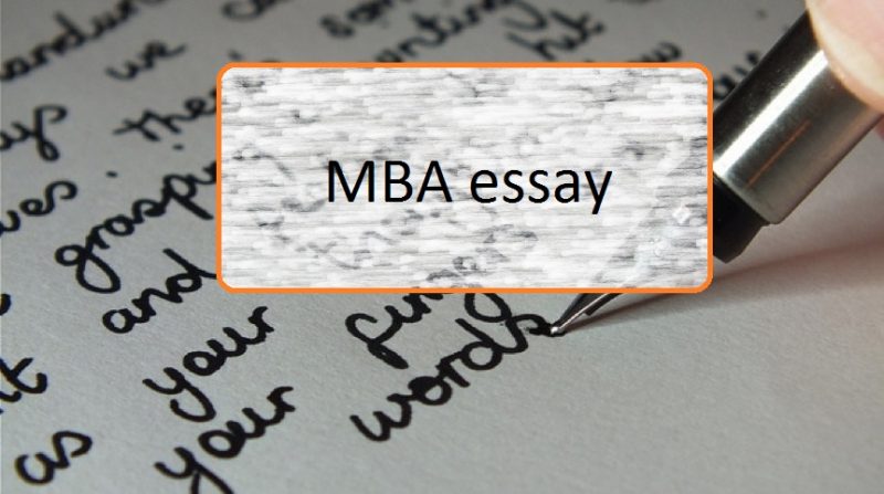 Essay writer mba