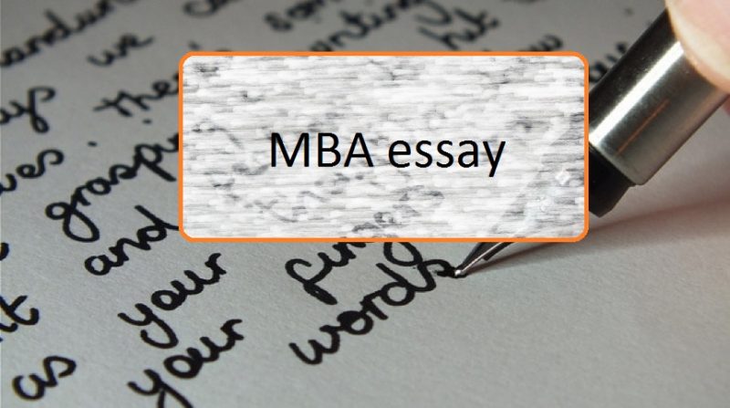 advice for writing mba essays